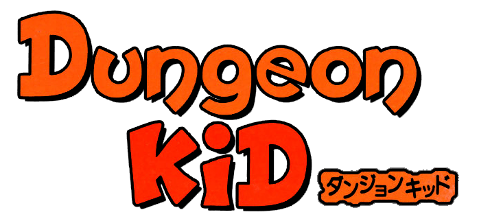 Dungeon Kid logo for Famicom